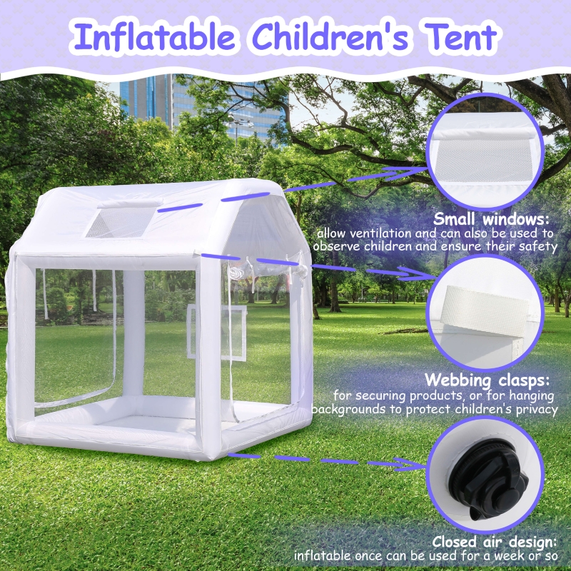 inflatable bubble tent